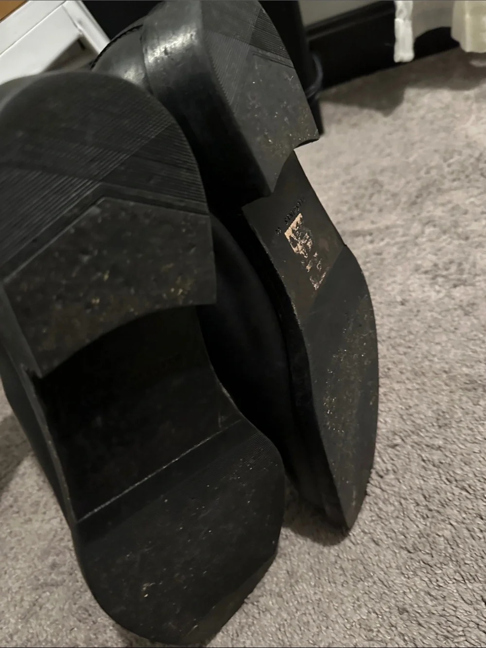 AllSaints Black Leather Chukka Boots